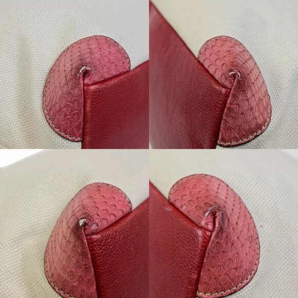 authenticity guaranteed CARTIER Logo Marcello Shoulder Tote Bag Canvas - Picture 13 of 16